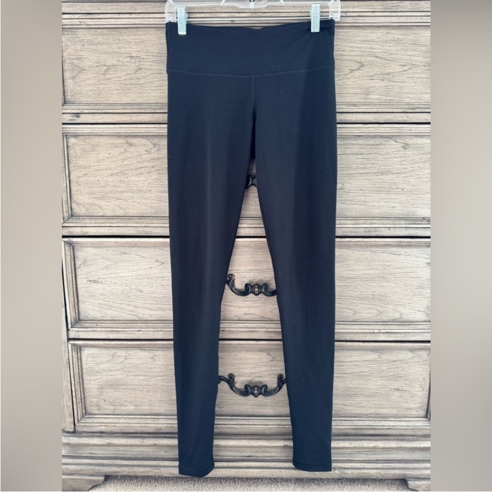 Black Leggings Small Full Length Old Navy Active Athletic Solid